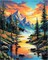 Landscape Paint by Numbers, Sunset Paint by Numbers Kit (16 x 20 Inch)